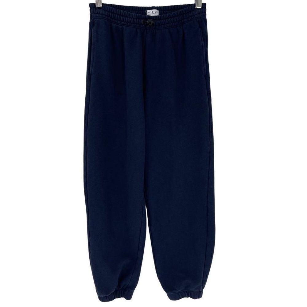 Peloton Classic Gym Sweatpants Joggers Women XS Navy Athleisure Workout Lounge